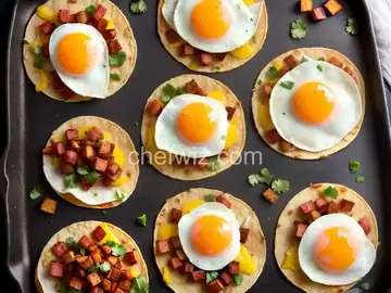 Breakfast Tacos With Crispy Potatoes, Chorizo, and Fried Egg Recipe