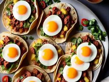 Breakfast Tacos with Chorizo, Egg and Potato