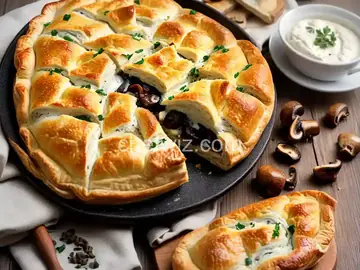 Brie & Mushrooms en Croute