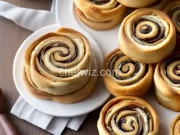 Brie and Caramelized Onion Pinwheels