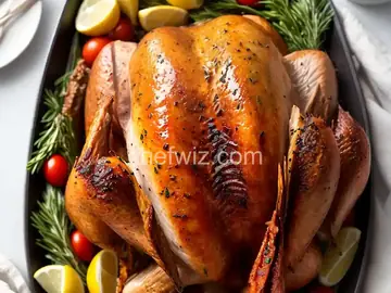 Brined, Herb Roasted Turkey