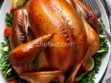 Brined and Roasted Turkey