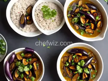 Brinjal (Eggplant) in Coconut Milk