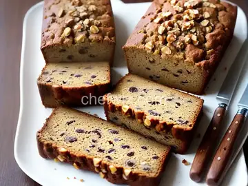 British Date and Walnut Loaf Cake