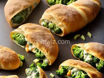Broccoli Cheese Stromboli