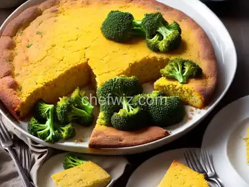 Broccoli Cornbread with Cheese