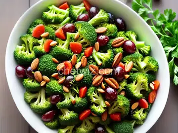 Broccoli Salad with Grapes