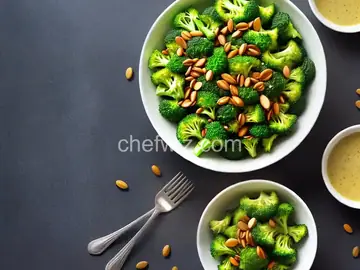 Broccoli Spoon Salad With Warm Vinaigrette