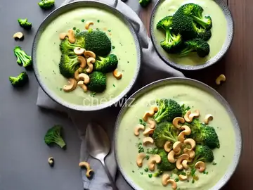 Broccoli and Cashew Cream Soup