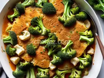 Broccoli and Cauliflower Gratin