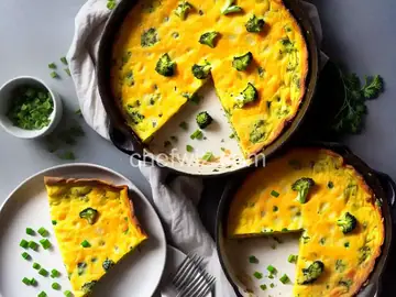 Broccoli and Cheddar Frittata