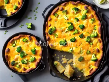 Broccoli and Cheddar Strata