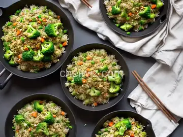 Broccoli and Egg Fried Rice