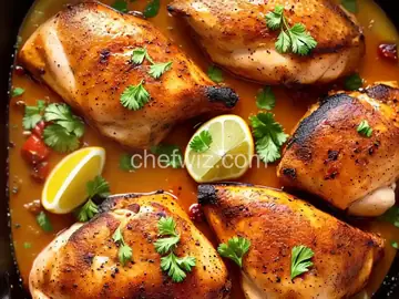 Broiled, Butterflied Chicken