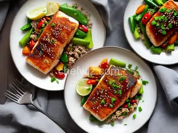 Broiled Cod with Hoisin Glaze