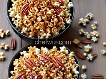 Brown-Butter Maple Popcorn With Pecans Recipe