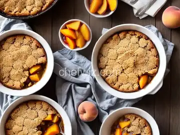Brown Butter Peach Cobbler