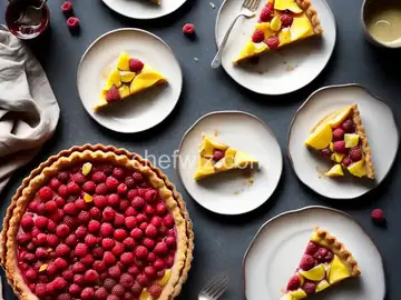 Brown Butter Raspberry Tart