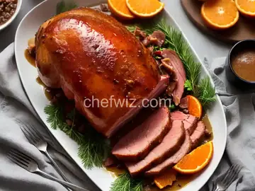 Brown Sugar-Orange Glazed Ham