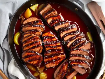 Brown Sugar and Balsamic Glazed Pork Tenderloin
