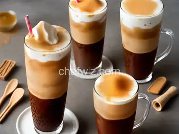 Brown sugar (cold foam) iced coffee
