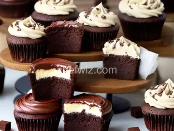 Brownie Cheesecake Cupcakes