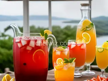 Brunch Punch with Flavored Vodka Bar