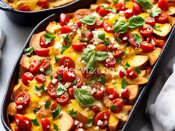Bruschetta Chicken Casserole