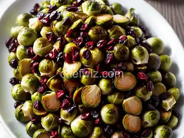 Brussels Sprouts with Balsamic and Cranberries