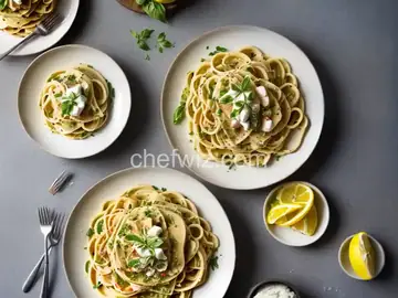 Bucatini with Lemony Carbonara