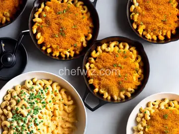 Buffalo Cauliflower Baked Mac and Cheese