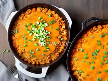 Buffalo Chicken & Rice Casserole