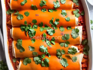 Buffalo Chicken Enchiladas