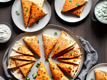 Buffalo Chicken Quesadillas