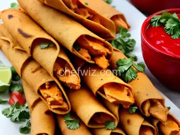 Buffalo Chicken Taquitos