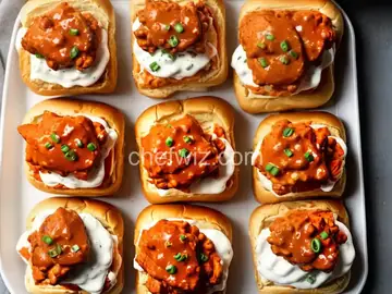 Buffalo Chicken Wing Sliders