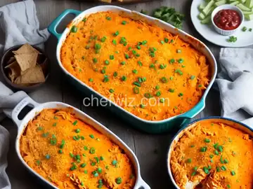 Buffalo Chicken-and-Artichoke Dip