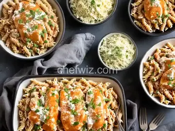 Buffalo Ranch Chicken Pasta