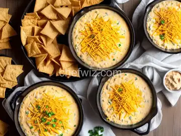 Buffalo Ranch Chicken and Cheese Dip