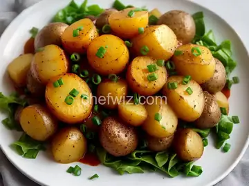 Buffalo Smashed Potatoes