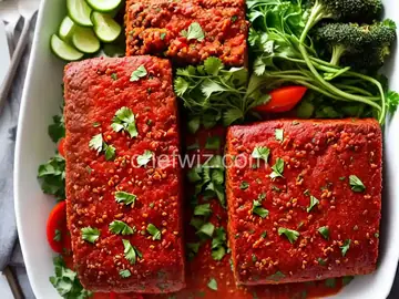 Buffalo Veggie Quinoa Meatloaf