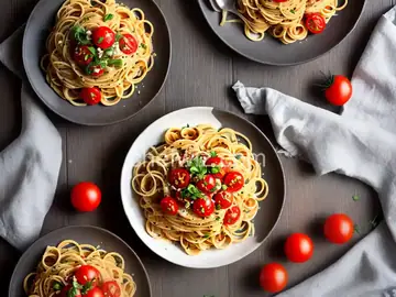 Burst Cherry Tomato Pasta