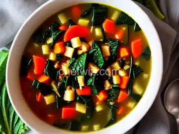 Bushala (Swiss Chard Soup)
