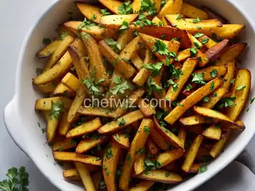 Butter-Garlic Oven Fries with Herbs
