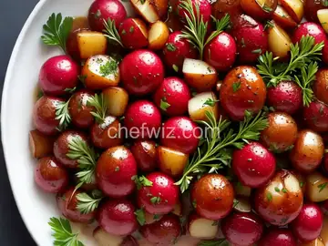 Butter-Glazed Roasted Radishes With Fresh Herbs Recipe