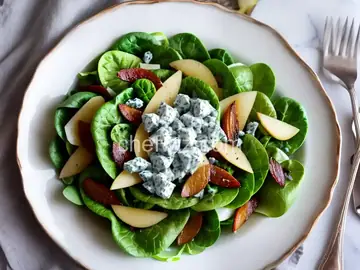 Butter Lettuce Salad with Gorgonzola and Pear Dressing
