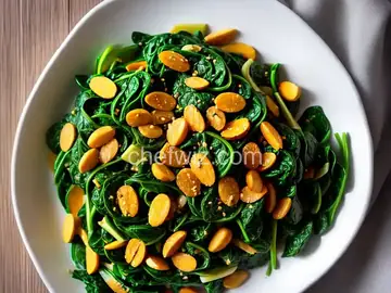 Buttered Spinach with Vinegar