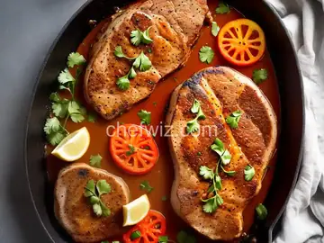 Butterflied Cuban Style Pork Chops