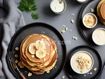 Buttermilk Banana Pancakes