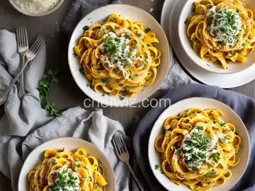 Butternut Squash Alfredo Pasta